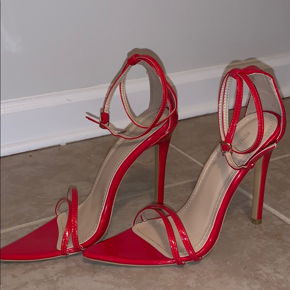 Red Heel Sandals